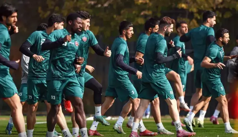 پنج پرسپولیسی در تمرین اختصاصی