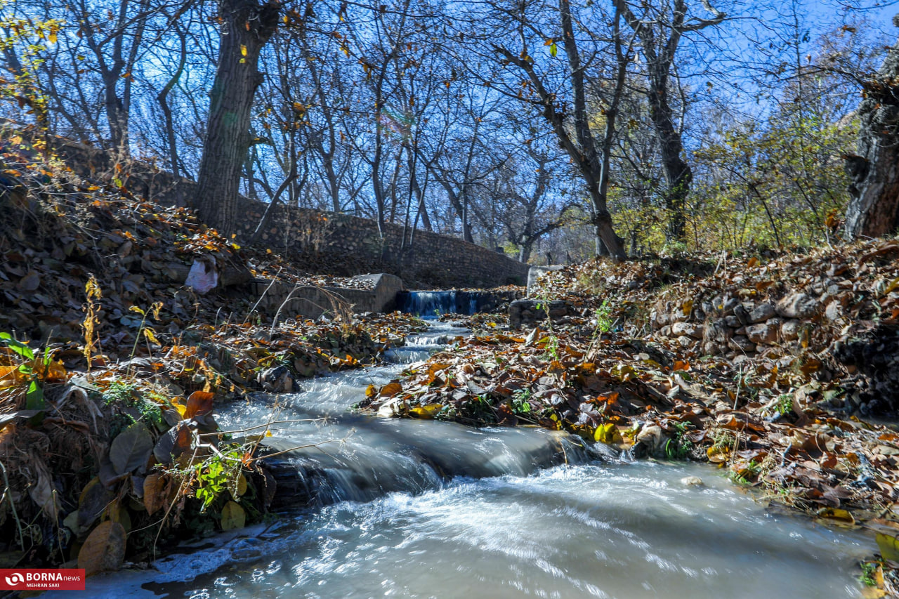 طبیعت زیبای پاییزی در روستای وفس