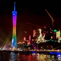 برج کانتون در چین ، برای دیدن یک منظره پانوراما 