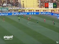 ارسال خطرناک بازیکن شمس آذر با واکنش نیازمند به کرنر رفت