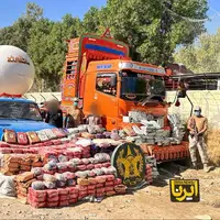 کشف بزرگترین محموله قاچاق زمینی مواد مخدر در بلوچستان پاکستان 