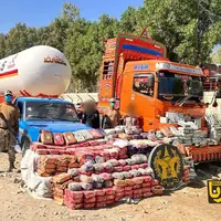 کشف بزرگترین محموله قاچاق زمینی مواد مخدر در بلوچستان پاکستان 