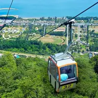 نمای از بام تلکابین رامسر 