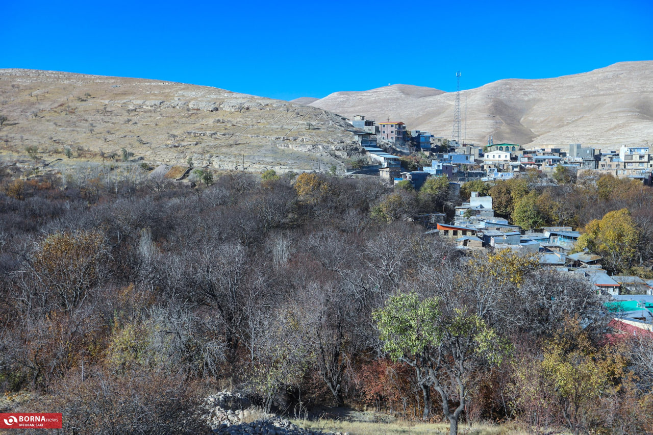 طبیعت زیبای پاییزی در روستای وفس