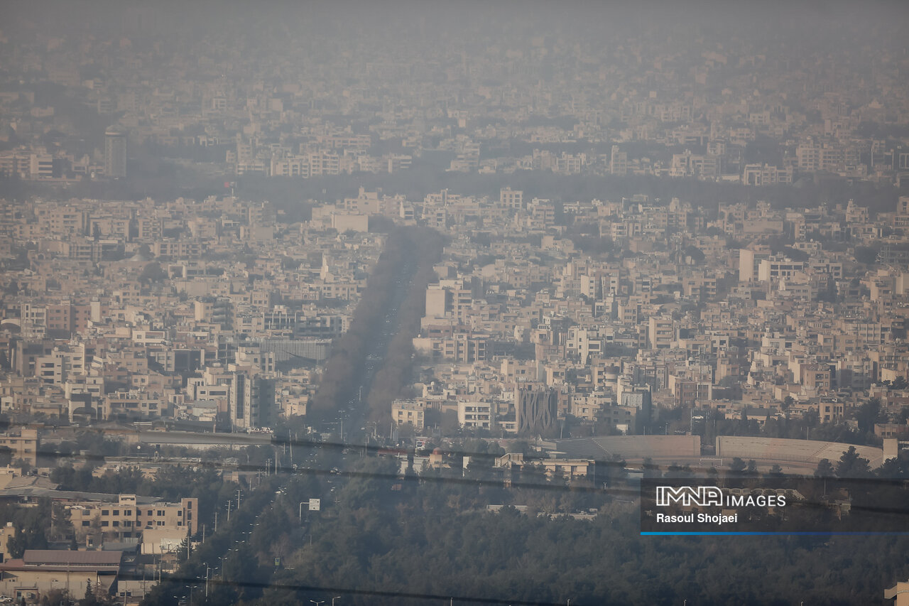 عکس/اصفهان زیر چتر آلودگی