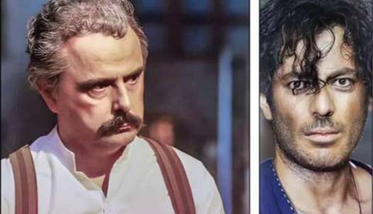 نوید پورفرج و علی مصفا در پشت صحنه «بامداد خمار»