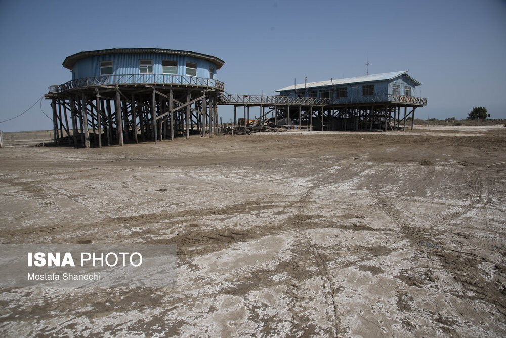 عکس/ آخرین نفسهای بزرگترین خلیج خزر