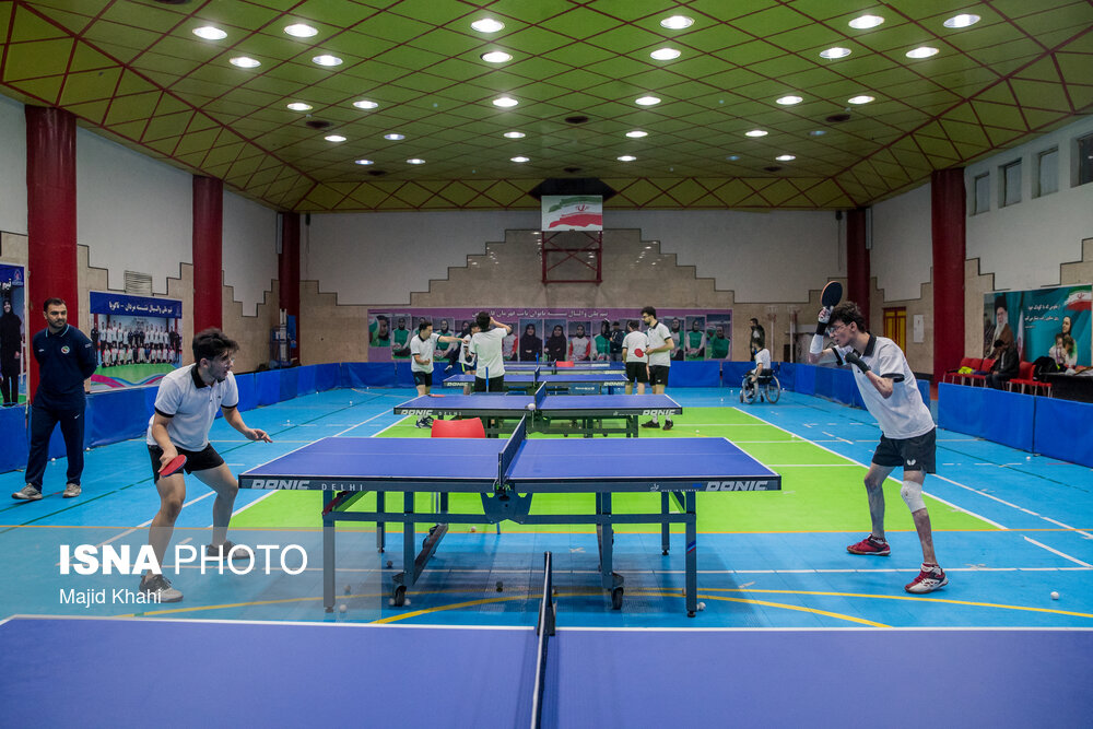 اردوی تیم ملی جوانان پاراتنیس روی‌میز