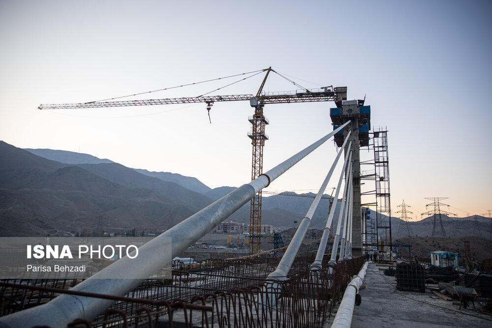 عکس/ بازدید وزیر راه و شهرسازی از کنارگذر آزادراه شمالی کرج