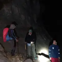 نجات ۲ کوهنورد مفقودی در ارتفاعات کلوم‌بستک استان البرز