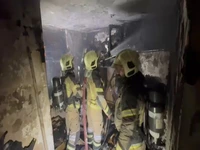 آتش‌سوزی مجتمع مسکونی ۵۴ واحدی در تهران