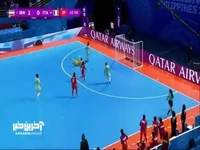 گل اول فوتسال زنان ایتالیا به ایران 