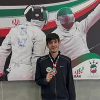 ادامه درخشش نخستین مدال‌آور آسیایی شمشیربازی فارس