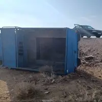 واژگونی نیسان در ایذه باعث مصدومیت ۸ نفر شد