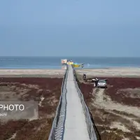 عکس/ آخرین نفس‌های بزرگ‌ترین خلیج خزر