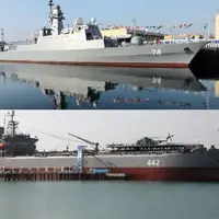 الحاق پایگاه شناوری «کردستان» و ناوشکن «سهند» به نداجا