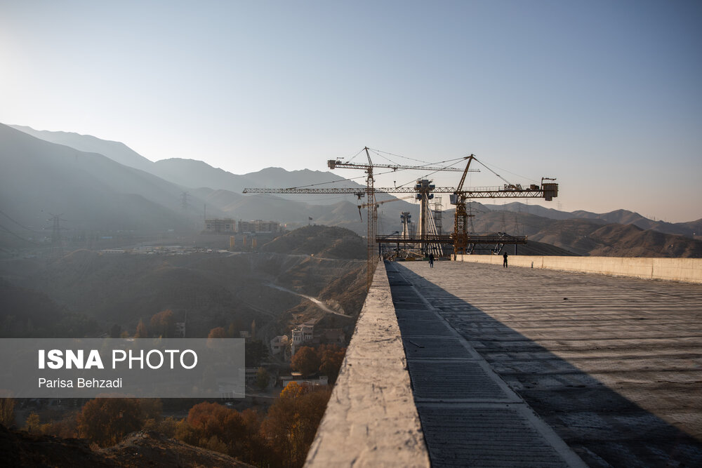 عکس/ بازدید وزیر راه و شهرسازی از کنارگذر آزادراه شمالی کرج