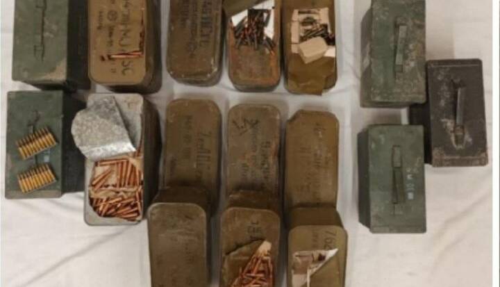 کشف محموله نیم تنی مهمات در ارتفاعات صعبالعبور بانه