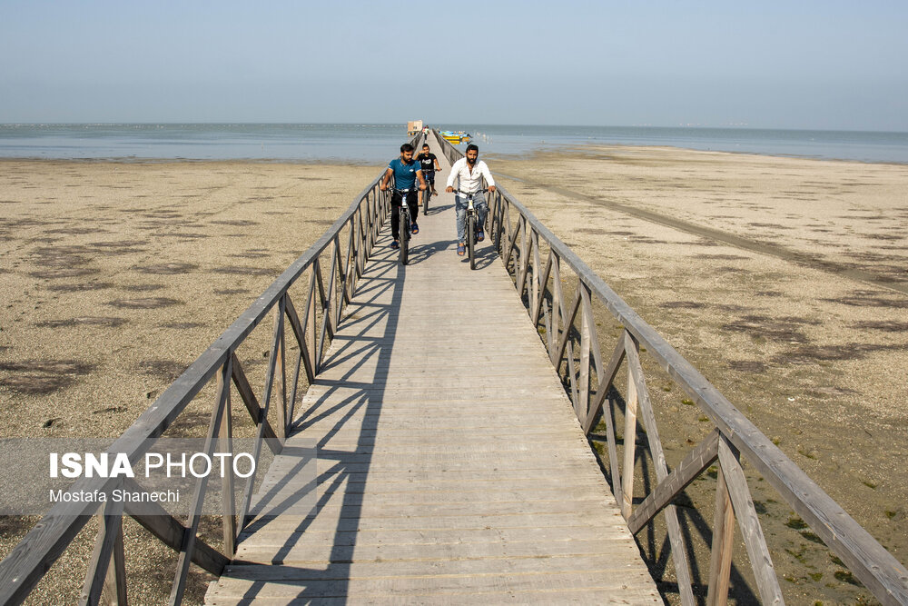 عکس/ آخرین نفسهای بزرگترین خلیج خزر