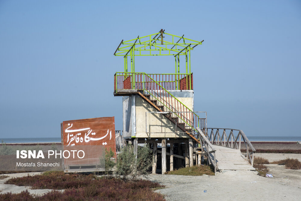 عکس/ آخرین نفسهای بزرگترین خلیج خزر