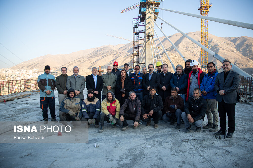 عکس/ بازدید وزیر راه و شهرسازی از کنارگذر آزادراه شمالی کرج