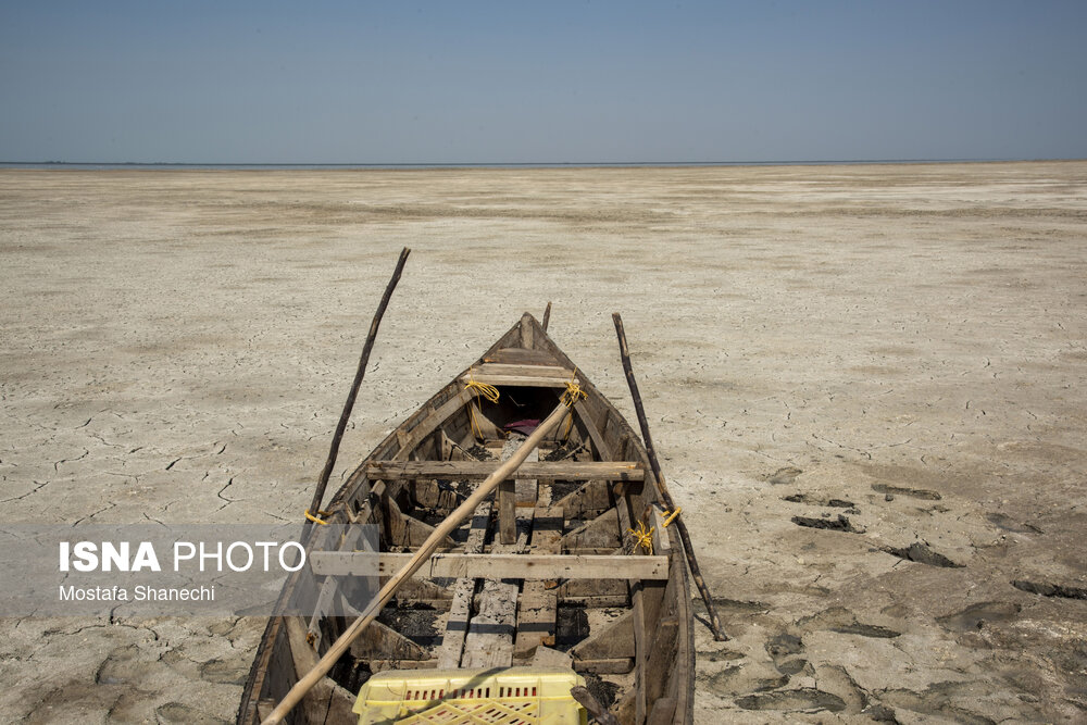 عکس/ آخرین نفسهای بزرگترین خلیج خزر