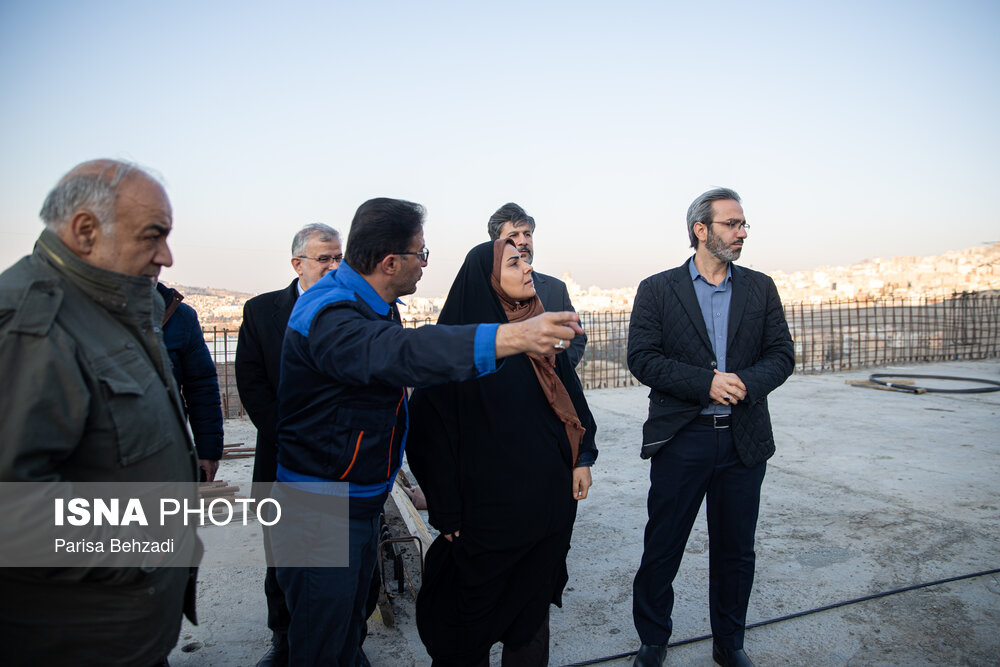 عکس/ بازدید وزیر راه و شهرسازی از کنارگذر آزادراه شمالی کرج