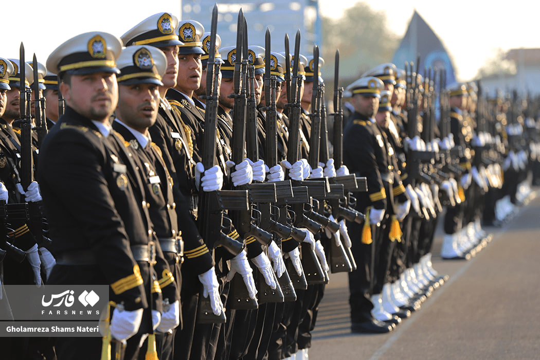 صبحگاه مشترک نیروهای مسلح در نوشهر