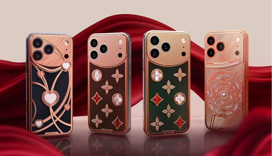 مدل سفارشی آیفون ۱۷ پرو با تم عشق رونمایی شد