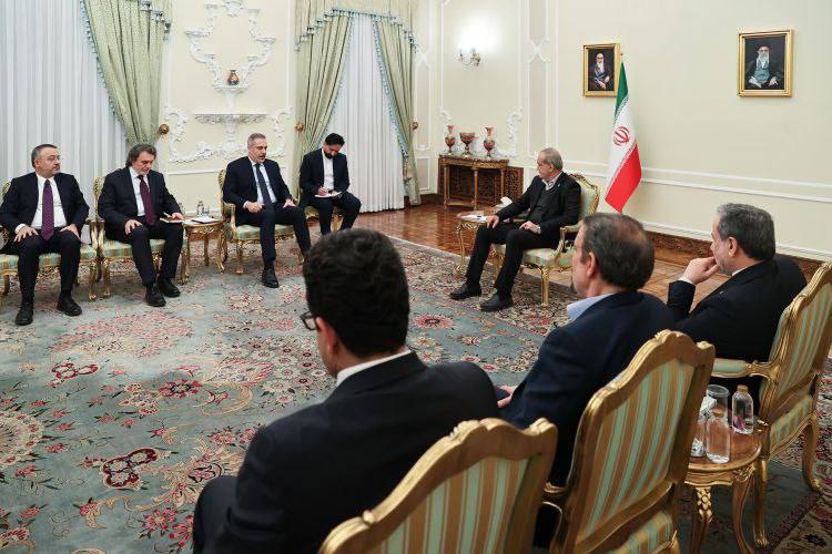 عکس/ دیدار وزیر خارجه ترکیه با رئیس‌ جمهور کشورمان