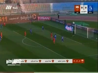 موقعیت خطرناک برای فولاد که توپ به بیرون رفت