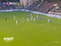 شوت دیدنی از زاویه بسته؛ گل اول کریستال‌پالاس توسط زیرکزی در دقیقه 54