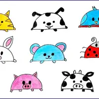 نیم‌دایره‌های جادویی: دنیای شکل‌ها و رنگ‌ها