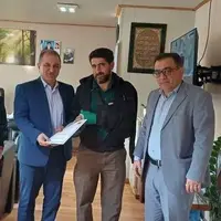 جنگلبان آسیب‌دیده در حادثه آتش‌سوزی الیت تقدیر شد