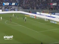 گل اول اینتر به پیزا توسط لوتارو مارتینز در دقیقه 69