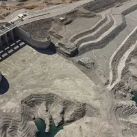 عکس/ وضعیت سد کرخه ، بزرگترین سد خاکی خاورمیانه!