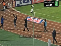 خوشحالی ریکاردو ساپینتو بعد از برتری استقلال مقابل فولاد