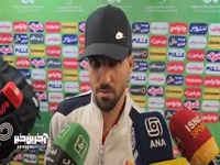 انصاری، بازیکن فولاد: مقصر این باخت قطعا من هستم