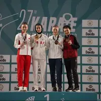 اتفاق تاریخی برای کاراته بانوان ایران؛ آتوسا گلشادنژاد قهرمان جهان شد