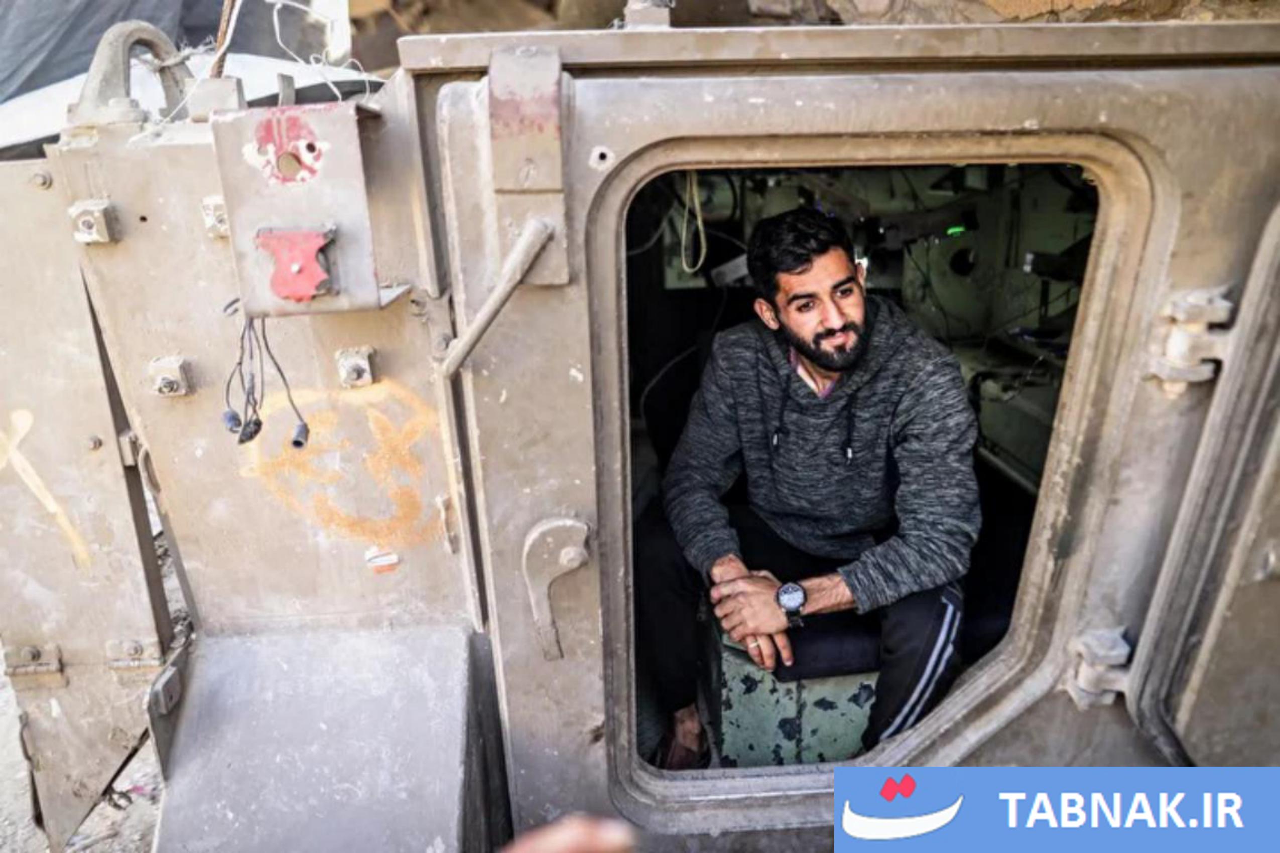 تبدیل تانک به ایستگاه شارژ در غزه