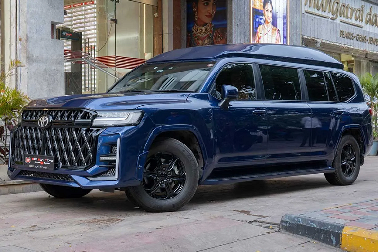 تویوتا لندکروزر لیموزین ساخت هند با کابین لوکستر از رولزرویس!