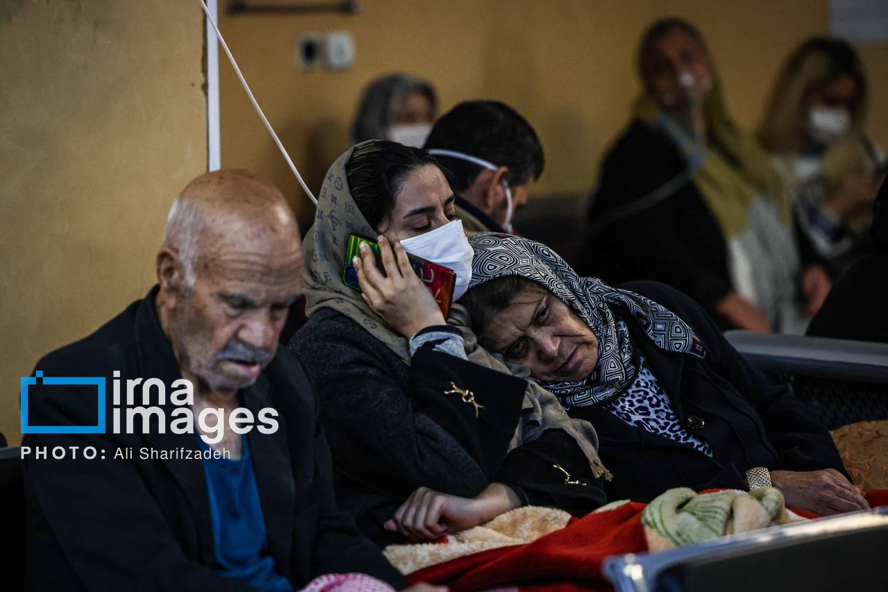 عکس/ کاهش تاب‌آوری کودکان و سالمندان در هوای آلوده تهران