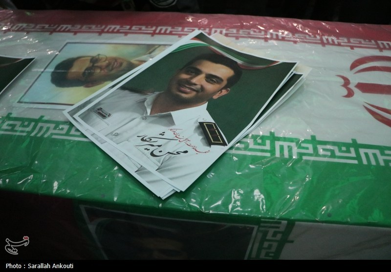 وداع باشکوه کرمان با شهید آتش‌نشان «محسن میرشکار»