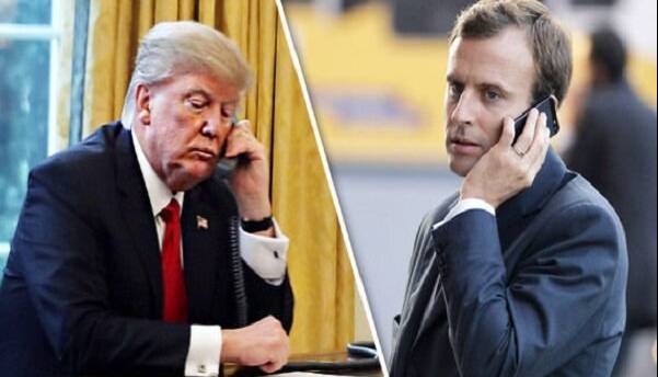 گفت وگوی تلفنی ماکرون و ترامپ درباره اوکراین