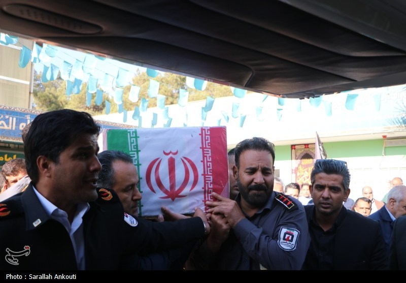 وداع باشکوه کرمان با شهید آتش‌نشان «محسن میرشکار»
