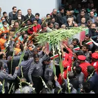 وداع باشکوه کرمان با شهید آتش‌نشان «محسن میرشکار»