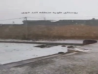 بارش برف پاییزی در ارتفاعات خوی 