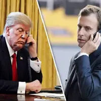 گفت وگوی تلفنی ماکرون و ترامپ درباره اوکراین