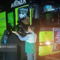 اعزام ۳۲ زائر اولی توانخواه از شهرستان هامون به مشهد مقدس