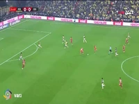 حرکت تماشایی؛ گل اول گالاتاسرای توسط لروی سانه در دقیقه 27